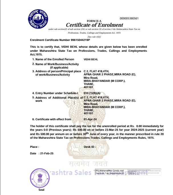 Profession Tax